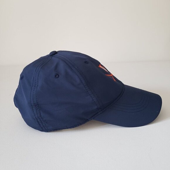 NIKE Golf UVA Cavaliers Unisex Adjustable Back Strap Navy Blue Baseball Cap - Picture 10 of 14